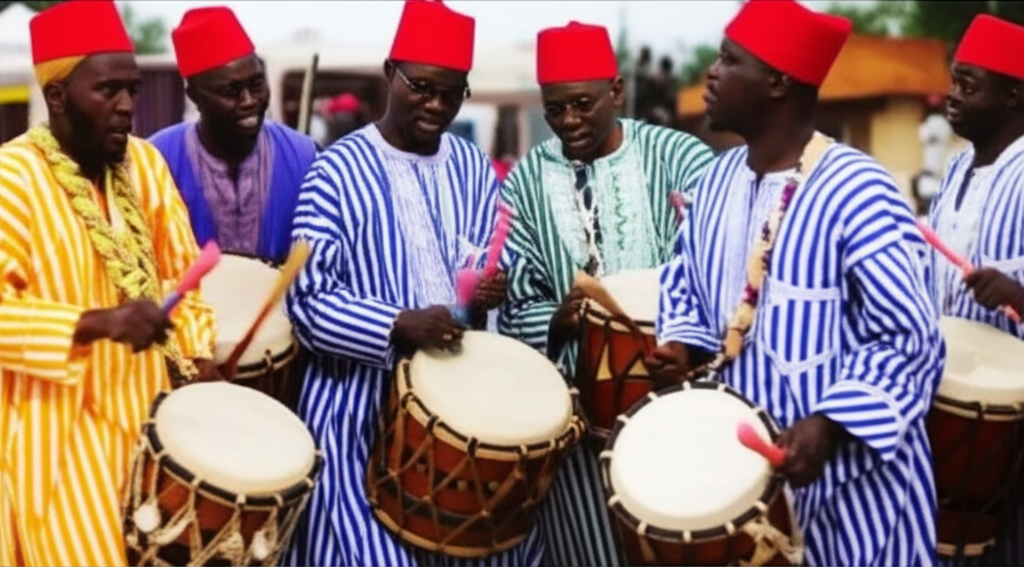 Traditional drummers